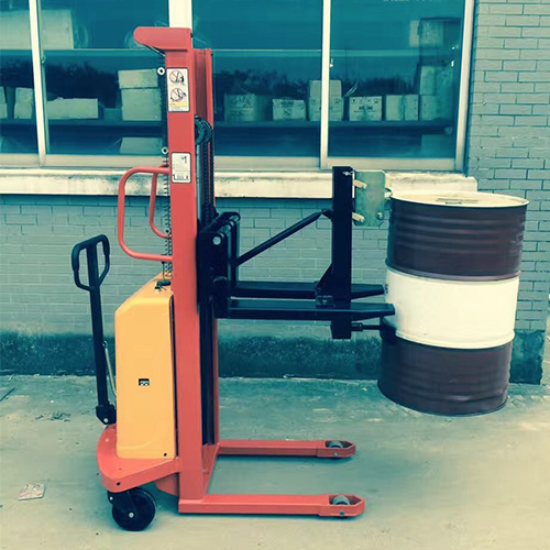 半电动油桶升高车